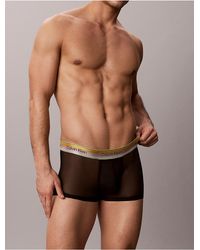 Calvin Klein - Low Rise Mesh Trunks - Lyst