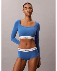 Calvin Klein - Boy Shorts Icon Cotton Modal - Lyst