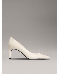 Calvin Klein - Pumps Aus Leder - Lyst