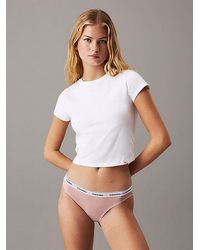 Calvin Klein - Bikini Briefs Icon Logo - Lyst