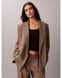 Calvin Klein - Jeans Classic Double Breasted Blazer - Lyst