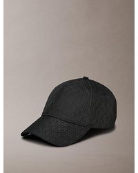 Calvin Klein - Ripstop Baseballpet Met All-Over Monogram-Logo - Lyst