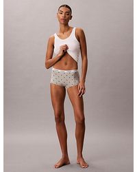 Calvin Klein - Boy Shorts Icon Logo - Lyst