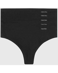 Calvin Klein - Pack de 5 tangas - Invisibles - Lyst