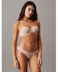 Calvin Klein - Strapless Demi-Bh - Lyst