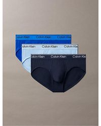 Calvin Klein - 3 Pack Hip Briefs - Lyst