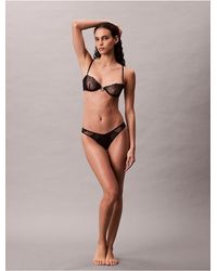 Calvin Klein - Unlined Balconette Bra - Lyst