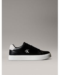 Calvin Klein - Sneakers Van Glad Leer Met Flexibele Zool - Lyst