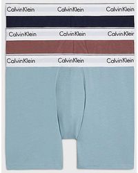 Calvin Klein - Pack de 3 bóxers largos - Modern Cotton - Lyst
