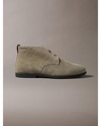Calvin Klein - Suede Hybrid Desert Boots - Lyst