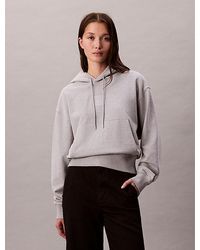 Calvin Klein - Premium Terry Hoodie - Lyst