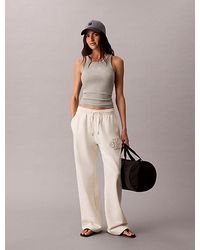 Calvin Klein - Jeans Relaxed Cotton Terry Joggers - Lyst