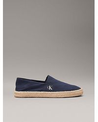 Calvin Klein - Espadrilles Aus Canvas - Lyst