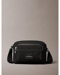Calvin Klein - Crossbody Camera Bag Aus Canvas - Lyst