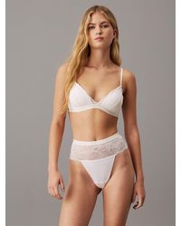 Calvin Klein - High Waisted Thong - Lyst