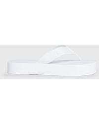 Calvin Klein - Platform Flip Flops - Lyst