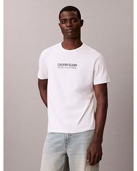 Calvin Klein - Ck Ny Crewneck Graphic Tee - Lyst
