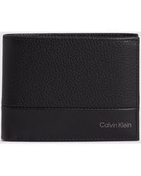 Calvin Klein - Leather Trifold Wallet - Lyst