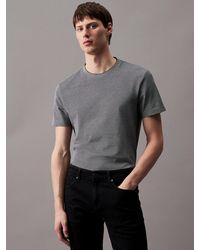 Calvin Klein - Two Tone Oxford T-Shirt - Lyst