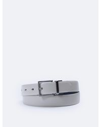 Calvin Klein - Solid Reversible Harness Buckle Belt - Lyst
