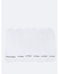 Calvin Klein - Basic 6-Pack Liner Socks - Lyst