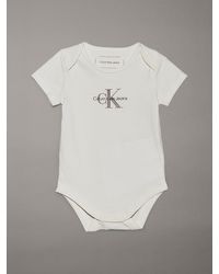 Calvin Klein - Body Per Neonato Con Logo - Lyst