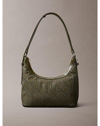 Calvin Klein - Allover Emblem Logo Small Shoulder Bag - Lyst