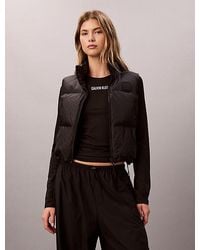 Calvin Klein - Performance-Gym-T-Shirt Mit Langen Ärmeln Und Mesh - Lyst