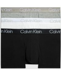 Calvin Klein - 3 Pack Trunks - Modern Structure - - Multi - Men - Xs - Lyst