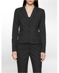 calvin klein petite suits