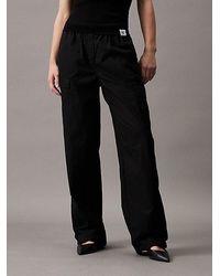 Calvin Klein - Pantalón cargo recto de algodón - Lyst
