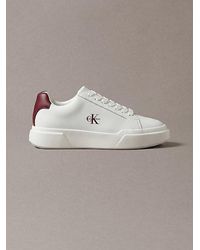 Calvin Klein - Leather Durable Traction Chunky Trainers - Lyst
