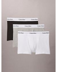 Calvin Klein - 3Er-Pack Boxershorts Mit Abnäher Und Relaxter Passform - Lyst