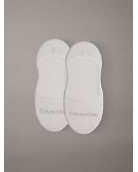 Calvin Klein - 2 Pack Moisture-Wicking Invisible Socks - Lyst