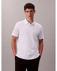 Calvin Klein - Supima Cotton Polo Shirt - Lyst