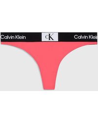 Calvin Klein - Thong Bikini Bottoms - Ck96 - Lyst