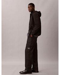 Calvin Klein - Jeans Comfort Cotton Relaxed Cargo Pants - Lyst