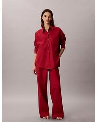 Calvin Klein - Pyjama Pants Icon Cotton Poplin - Lyst