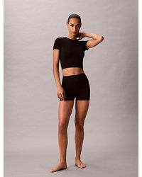 Calvin Klein - Rib Emblem Seamless Pyjama Top - Lyst