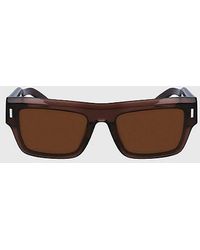 Calvin Klein - Square Sunglasses - Lyst