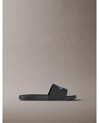 Calvin Klein - Canvas Contoured Logo Sliders - Lyst