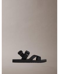 Calvin Klein - Adjustable Webbing Sandals - Lyst