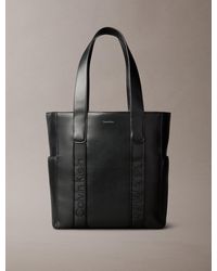 Calvin Klein - Jacquard Logo Laptop Tote Bag - Lyst