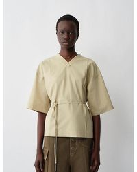 Calvin Klein - Lynn Wrap Top - Lyst