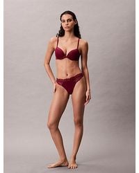 Calvin Klein - Push Up Plunge Bra Perfectly Fit Lace - Lyst