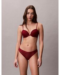 Calvin Klein - Bikini Briefs Microfibre Lace - Lyst