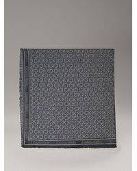 Calvin Klein - Jacquard Sjaal Met Logo - Lyst