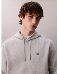 Calvin Klein - Archive Logo Fleece Hoodie - Lyst
