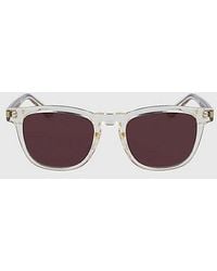 Calvin Klein - Rectangle Sunglasses - Lyst