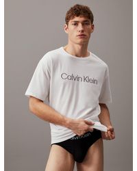 Calvin Klein - Pyjama Top - Pure - Lyst